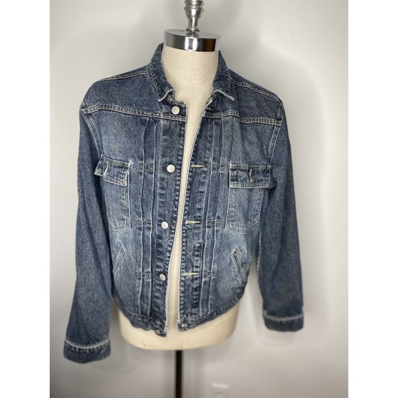 Polo Jeans Company Ralph Lauren Denim Jean Jacket Coat M RL